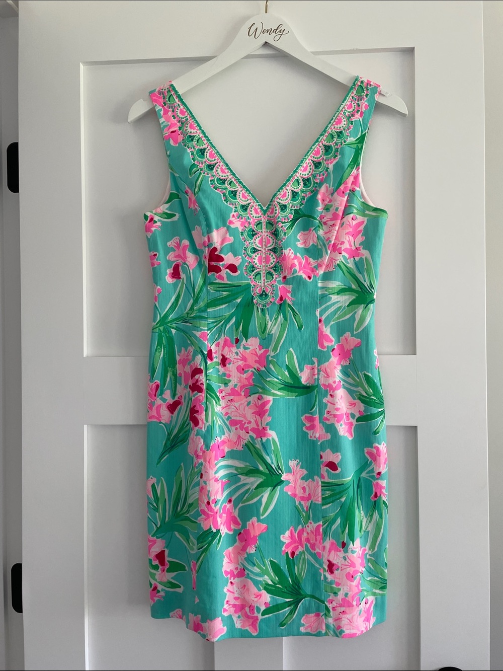 Lilly Pulitzer Veya Aqua Al FrescoTurquoise Isn’t She Lovely Shift Dress